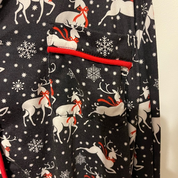 Jordan Black and Red Reindeer Pajama Set - Picture 2 of 11